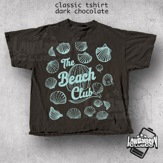 Beach Club T-Shirt, Retro Coastal Graphic Tee, Vintage Summer Vibes Shirt, Comfort Colors Ocean Aesthetic Tee, Seaside Resort Streetwear
