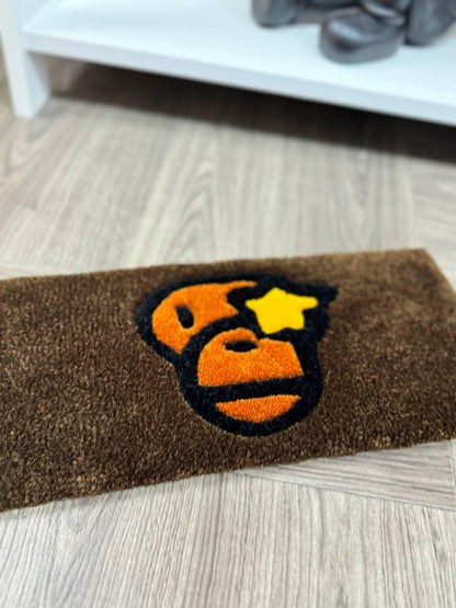 Keyboard rug  Keyboard tufted rugs Custom rug Fluffy Rug keyboard mat unique rug handmade rug desk rug area rug