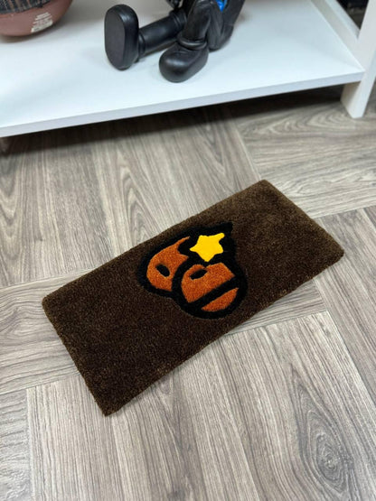 Keyboard rug  Keyboard tufted rugs Custom rug Fluffy Rug keyboard mat unique rug handmade rug desk rug area rug