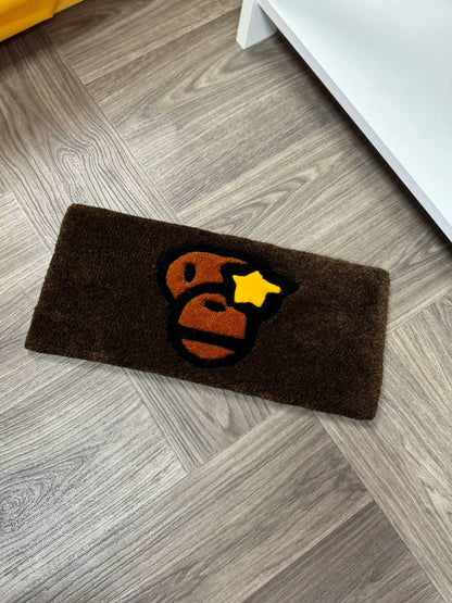 Keyboard rug  Keyboard tufted rugs Custom rug Fluffy Rug keyboard mat unique rug handmade rug desk rug area rug