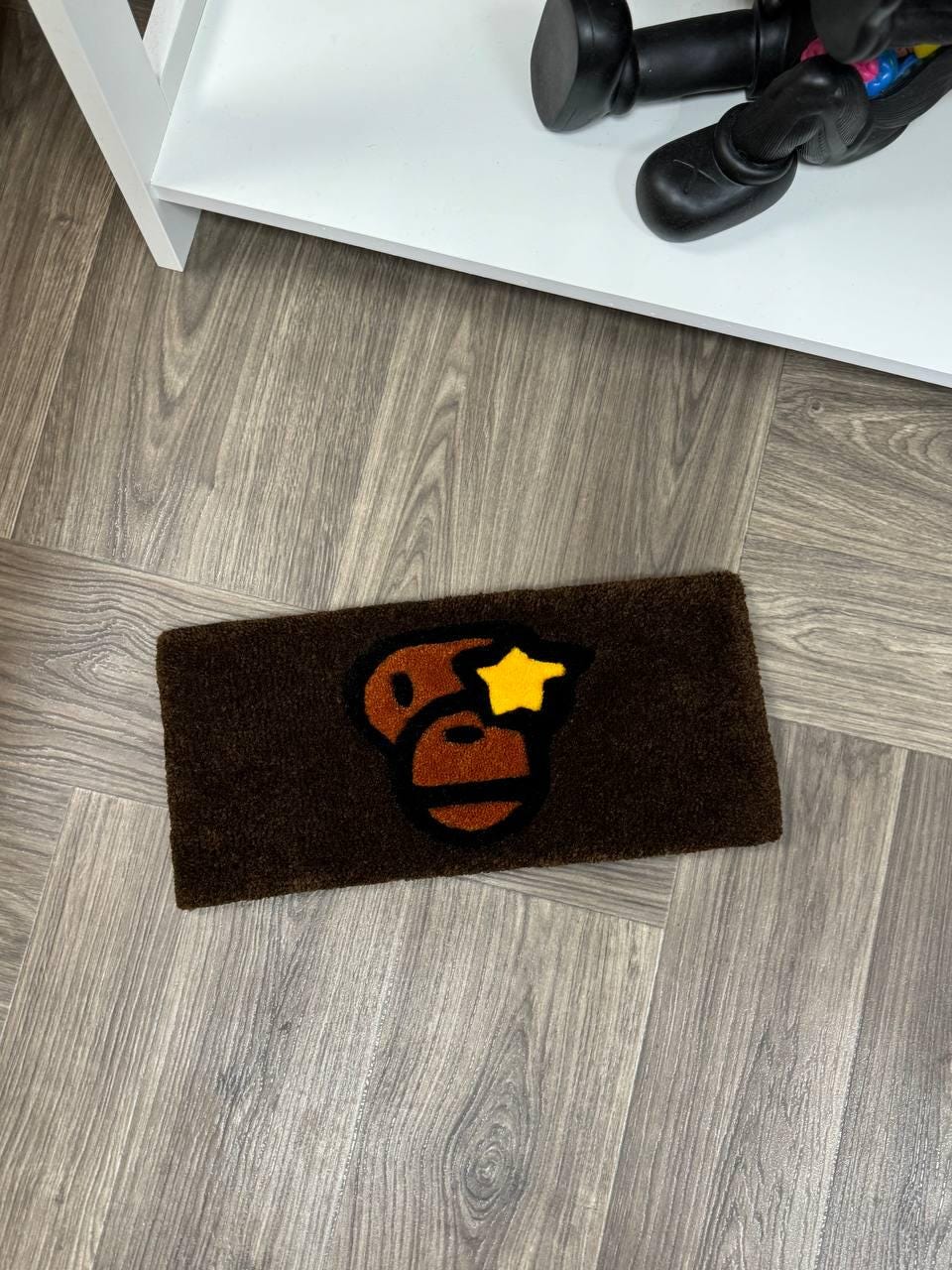 Keyboard rug  Keyboard tufted rugs Custom rug Fluffy Rug keyboard mat unique rug handmade rug desk rug area rug