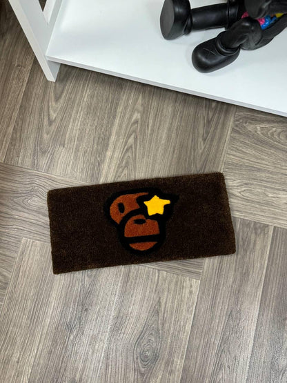 Keyboard rug  Keyboard tufted rugs Custom rug Fluffy Rug keyboard mat unique rug handmade rug desk rug area rug