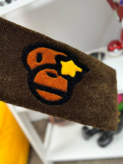 Keyboard rug  Keyboard tufted rugs Custom rug Fluffy Rug keyboard mat unique rug handmade rug desk rug area rug