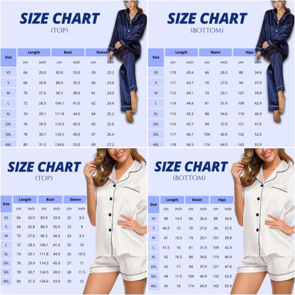 Pickles Pajamas Satin Set, Mother's Day Gift, Gift For Her, Gift For Grandma, Birthday Gift, Pjs For Women, Bridesmaid Giftss