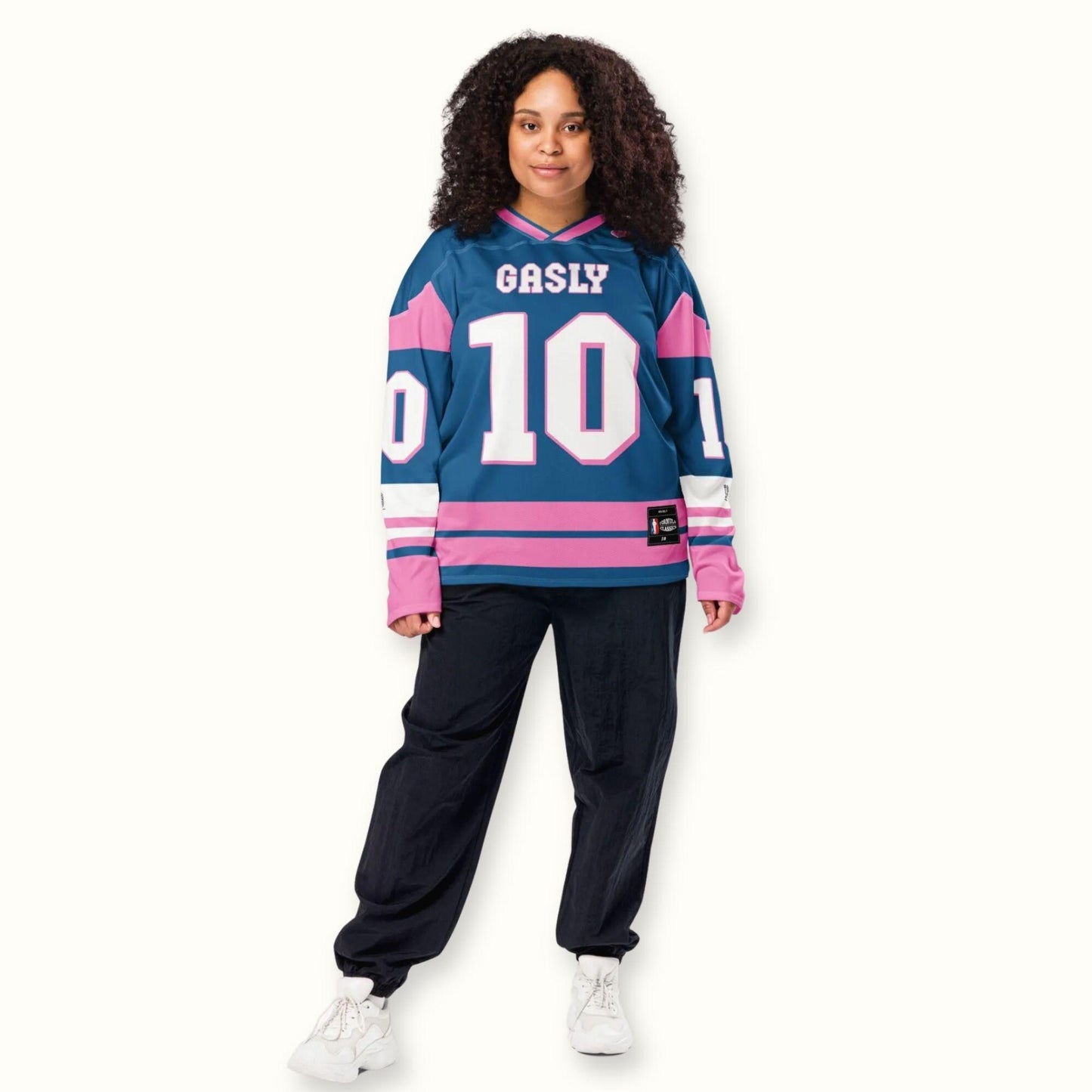 Unisex Racing Hockey Jersey – Streetwear Hockey Jersey with Bold Number 10
