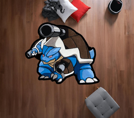 Blastoise rug, Mega Blastoise rug, custom rug