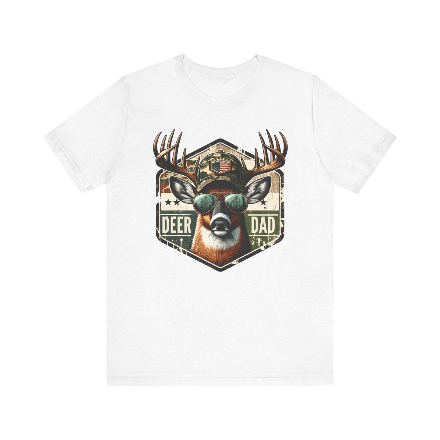 Deer Dad T-Shirt: Unisex Bella Canvas Tee for Hunters