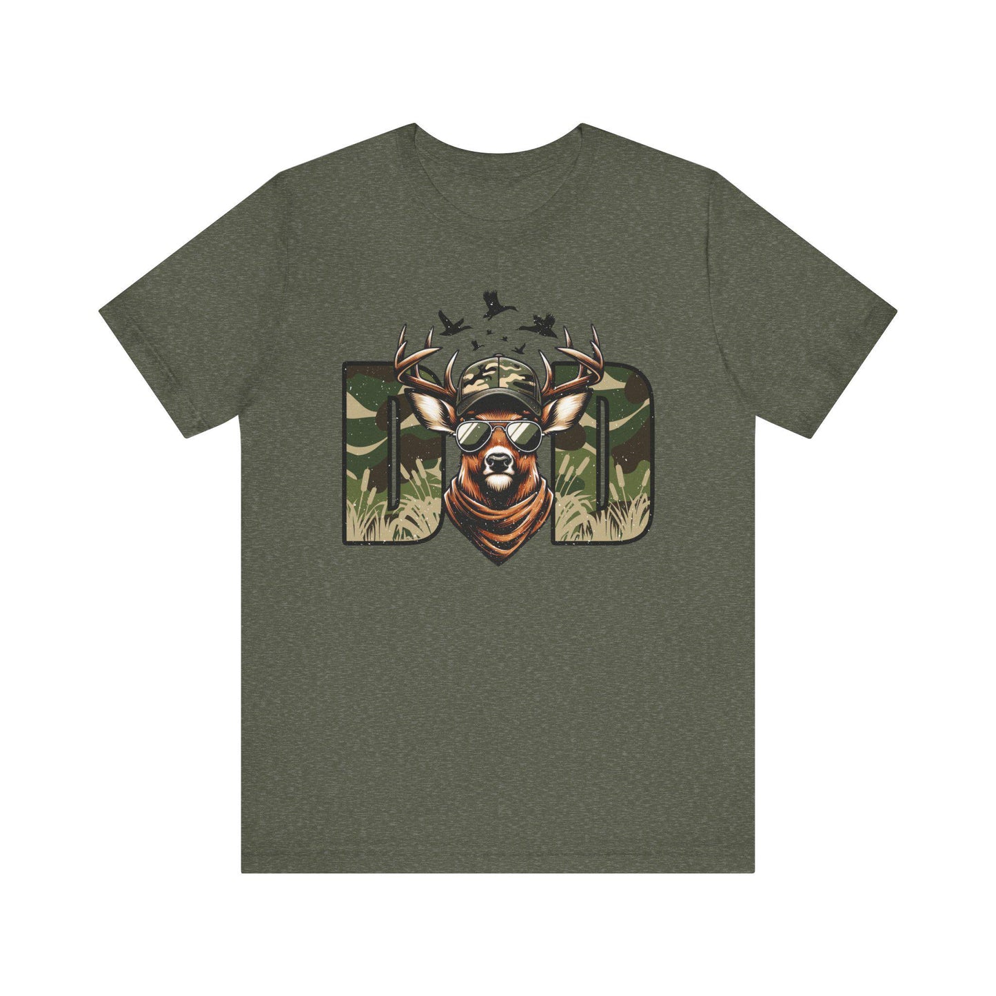 Dad Deer Graphic Tee: Outdoorsman Hunting Apparel