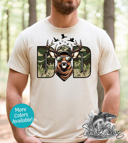 Dad Deer Graphic Tee: Outdoorsman Hunting Apparel
