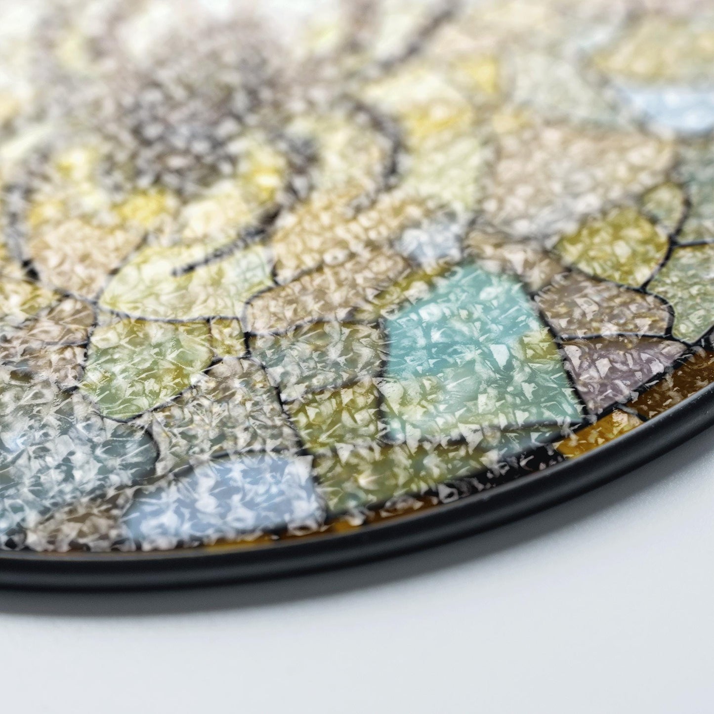 spider stained glass art suncatcher gothic window decor gift for halloween lover