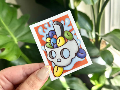 Cereal Killer Waterproof Sticker, Mental Health Stickers, Handdrawn Art, Bestfriend Gifts, Positivity, Anxiety