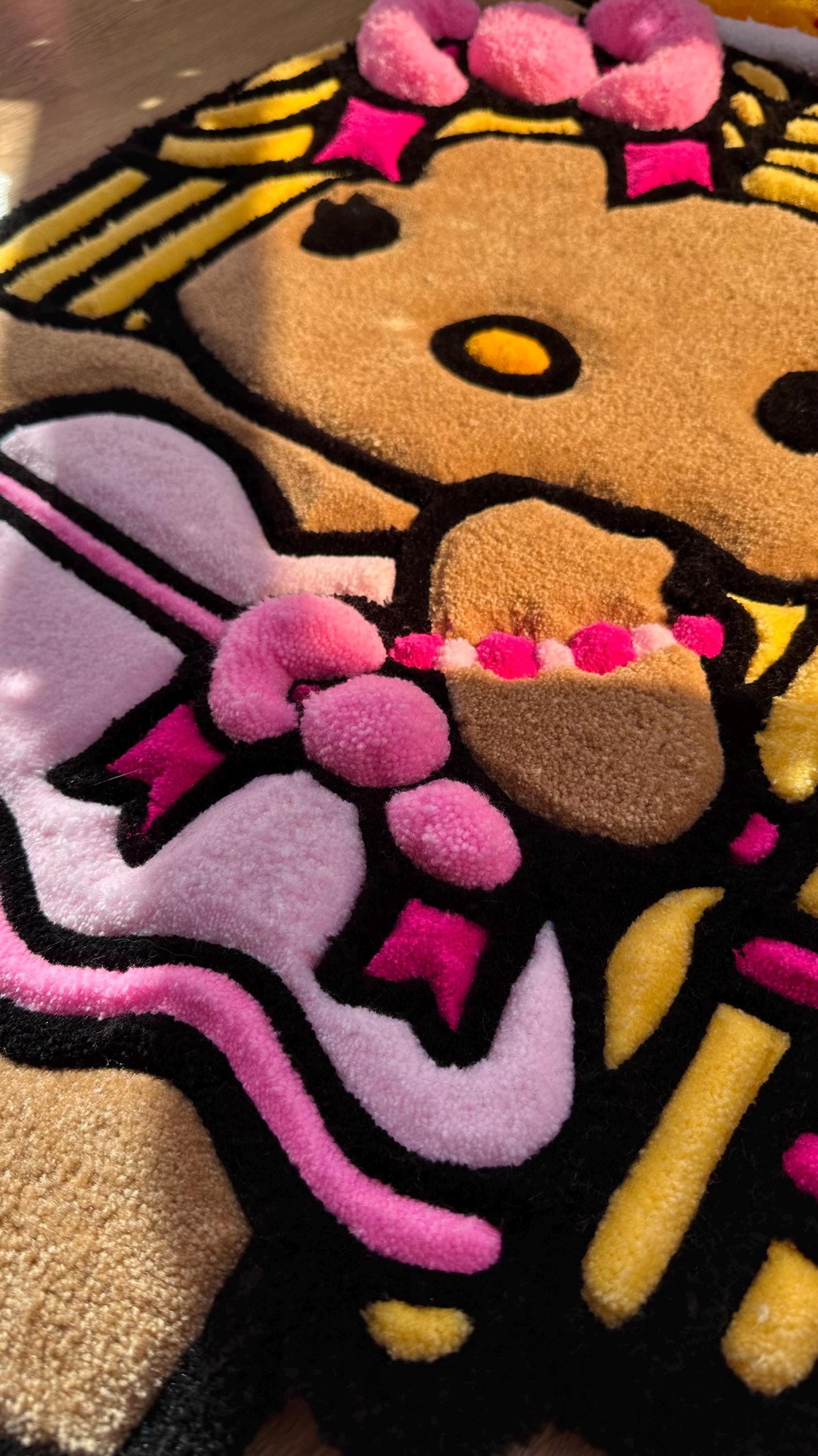Custom Kitty Tufted Rug – Super Puffy 3D Handmade Rug, Cute Carpet, Kawaii Girl Room Decor, Unique Gift for Her or Bedroom Mat
