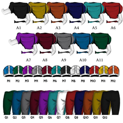 Personalized Acrylic Block Plaque Football No.1 Dad Man & Kids Sitting Trading Card Style | Football Player | Football Lover for Dad Grandpa