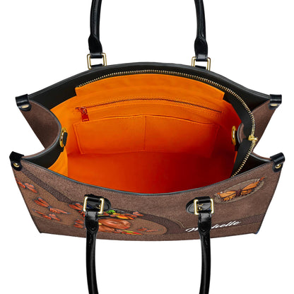 African American Empowering Christian Handbag, Personalized Leather Handbag, Inspirational Faith Design for African American Women