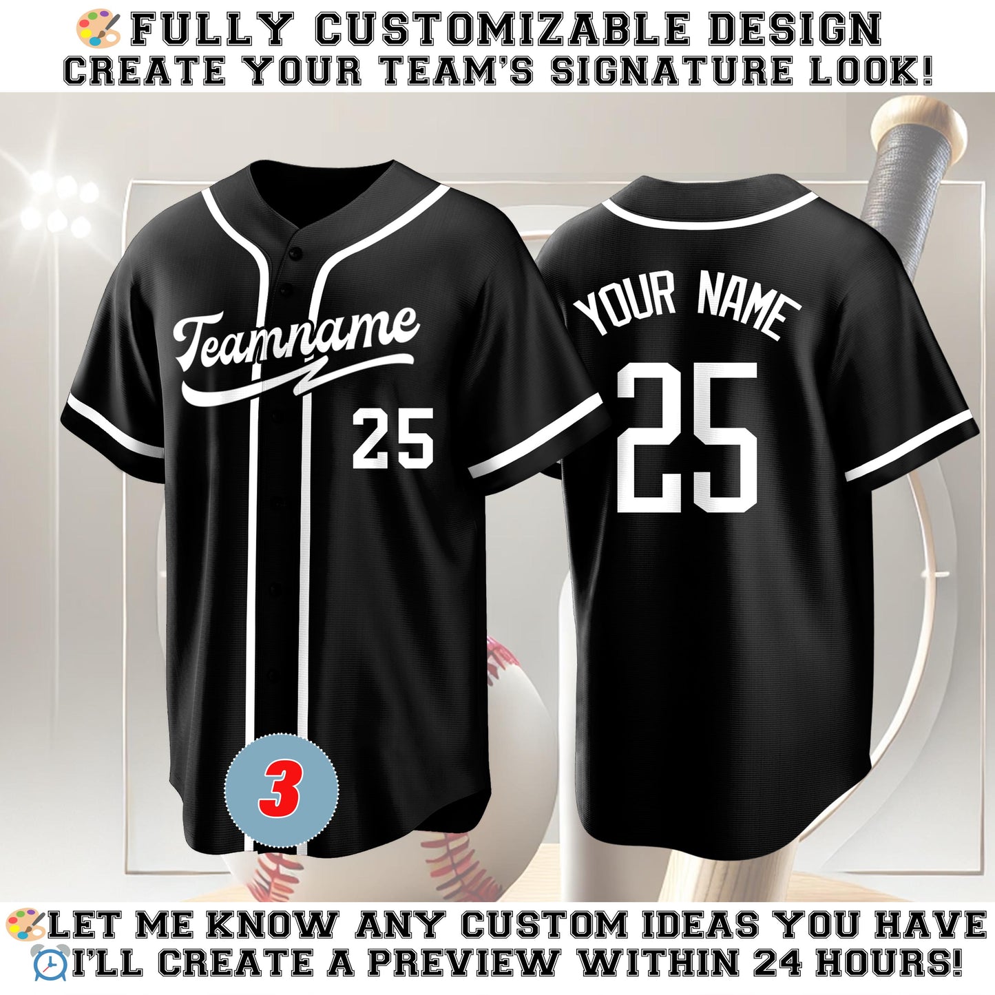 Custom Baseball Jersey Personalized Team Name Number Logo Embroidered Softball Baseball Uniforms Sports Team Shirts Custom Outfit