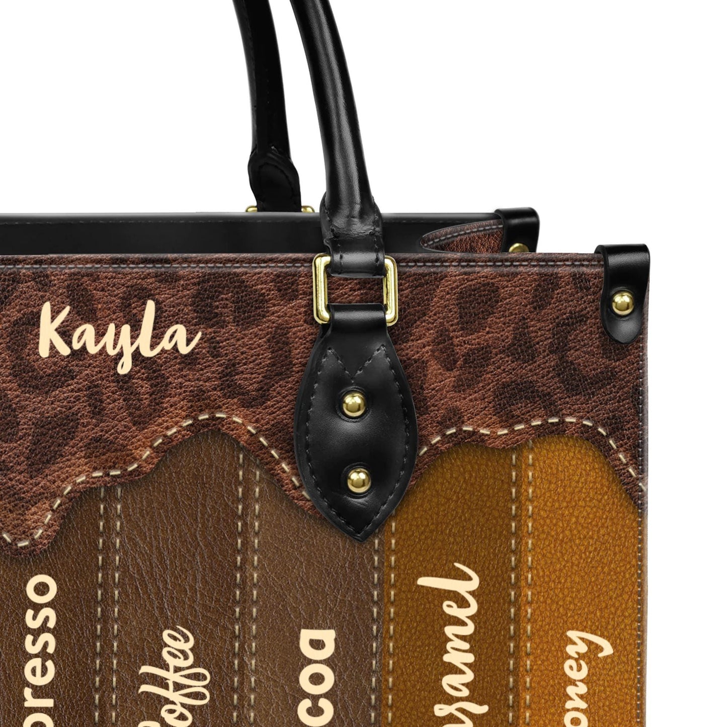 African American Custom Leather Handbag | Inspirational Black Queen Purse | Personalized Empowerment Bag for Women