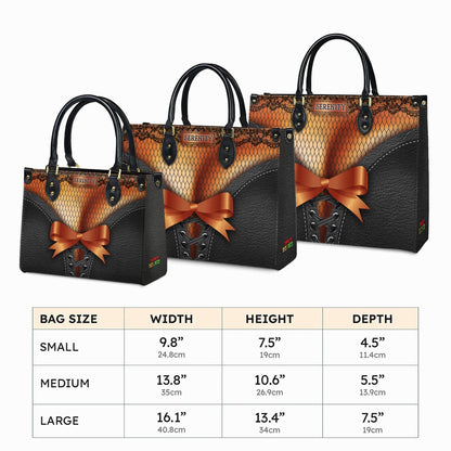 Personalized Handbag for Black Women, Custom Name Corset Tote, Melanin Queen Statement Purse, African American Gift, Edgy Style Bag