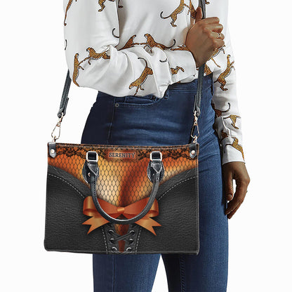 Personalized Handbag for Black Women, Custom Name Corset Tote, Melanin Queen Statement Purse, African American Gift, Edgy Style Bag
