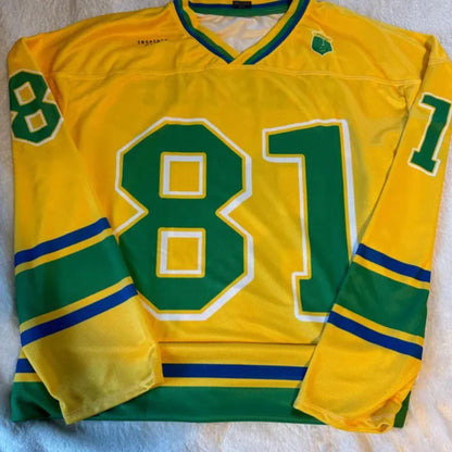 #81 Racing Fan Oversized Unisex Hockey Jersey: Unisex Jersey for Racing Enthusiasts