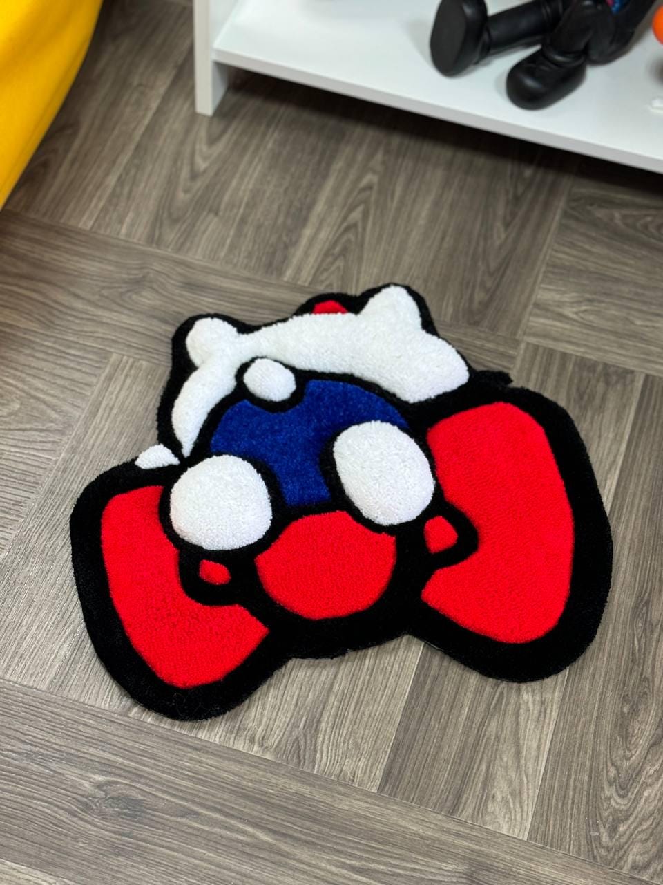 3D Puffy custom rug Kitty rug Tufted rug.Rugs for bedroom aesthetic.Cute rug.Hand tufted rug.Cool rug.Anime rug.Kids rug.Custom doormat.