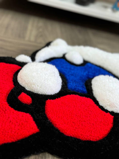 3D Puffy custom rug Kitty rug Tufted rug.Rugs for bedroom aesthetic.Cute rug.Hand tufted rug.Cool rug.Anime rug.Kids rug.Custom doormat.