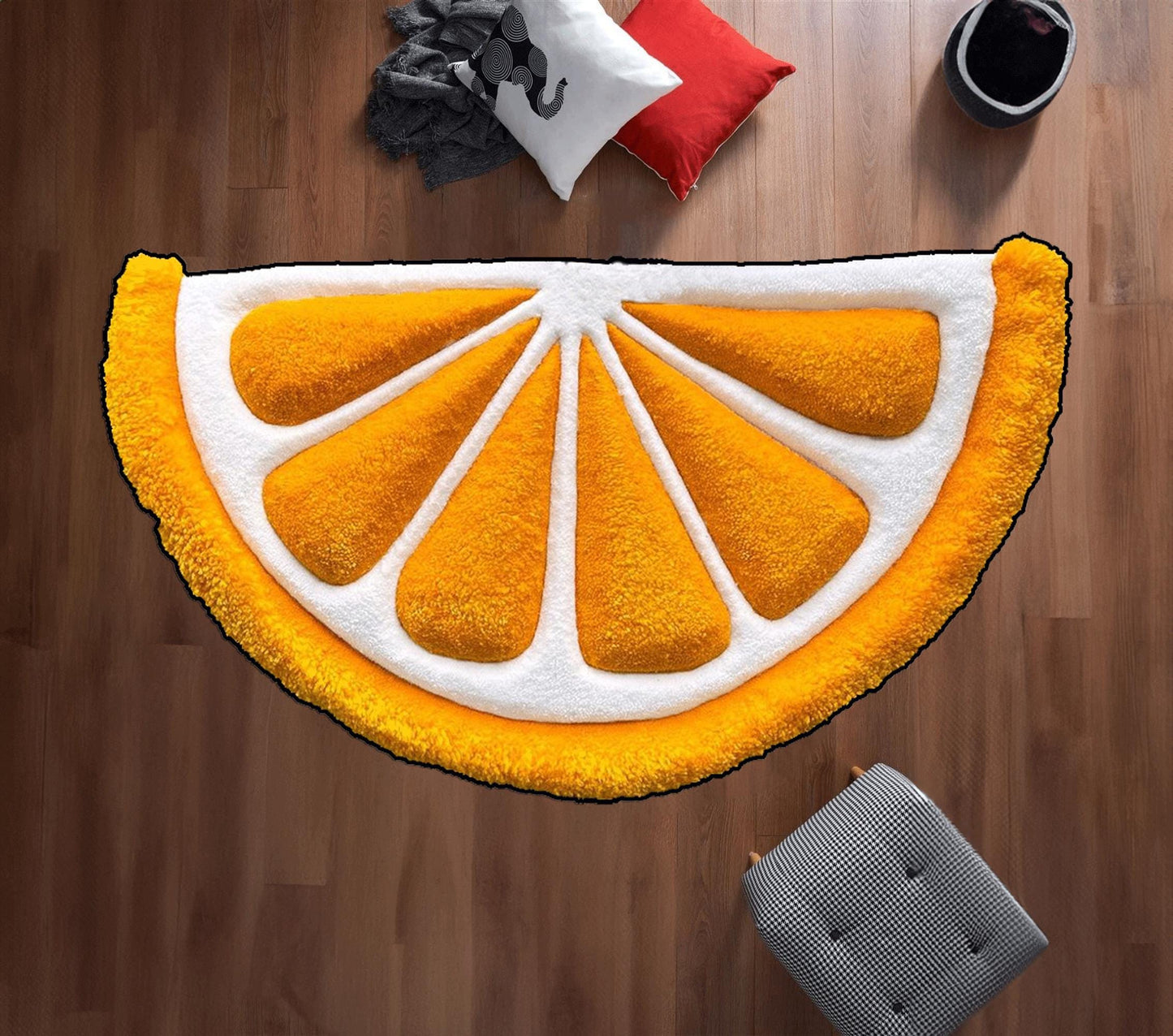 Fruit rug, Lemon Twist Rug ,Custom Rug, Bedroom Rug, Custom Carpet, Fun Area Rug, Home Decor, Lime rug, Yellow Lemon rug, lemon slice rug