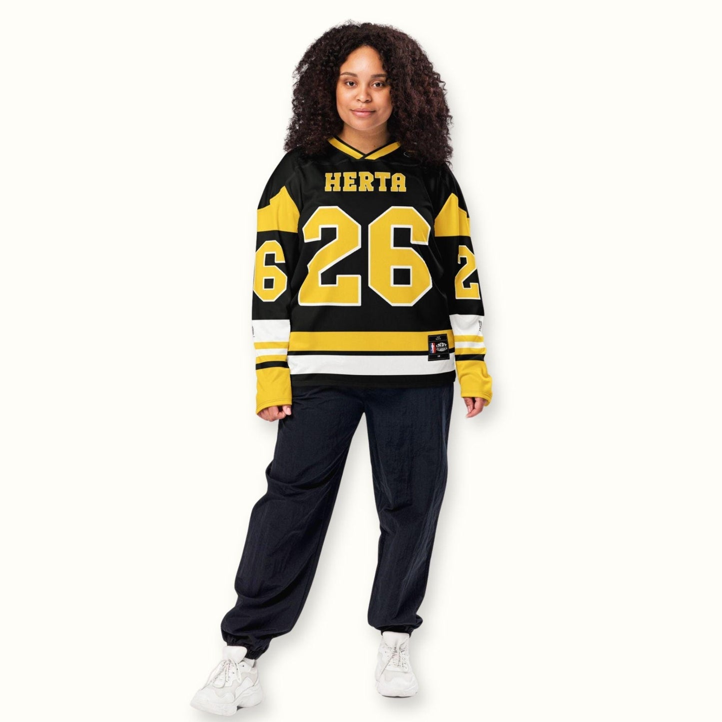 Racing Apparel Indycar Hockey Jersey: Racing #26 Black and Yellow