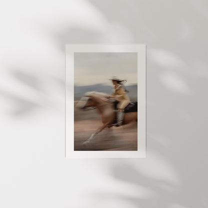 Vintage Equestrian Horse Print: Countryside Farm Wall Art