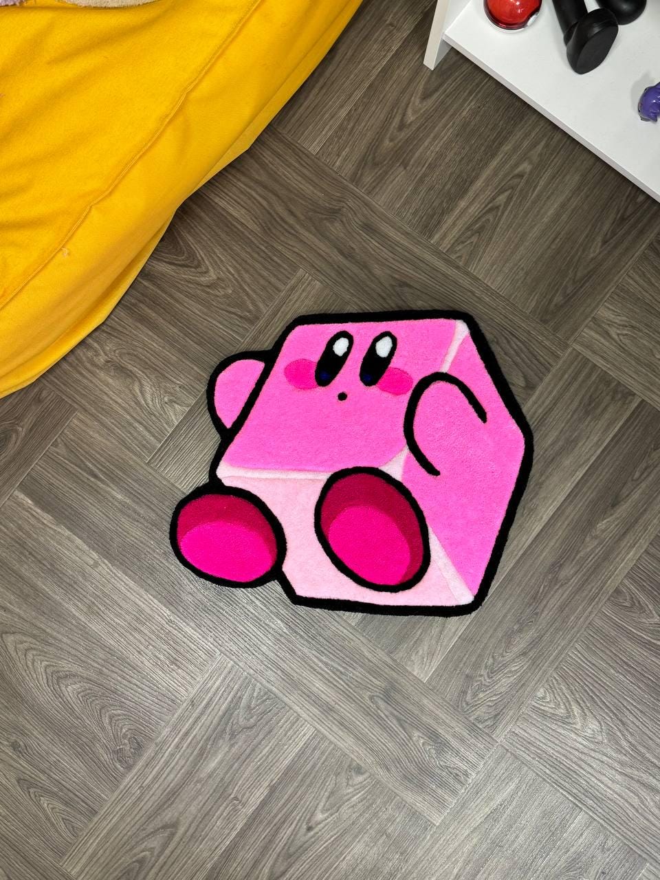 Custom rugs Anime Tufted rug.cartoon character rug.Rugs for bedroom aesthetic.hypebeast rug Hand tufted rug.kirby y2k tapis.Gamer rug.Kawaii