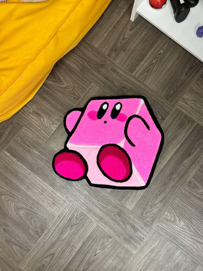 Custom rugs Anime Tufted rug.cartoon character rug.Rugs for bedroom aesthetic.hypebeast rug Hand tufted rug.kirby y2k tapis.Gamer rug.Kawaii