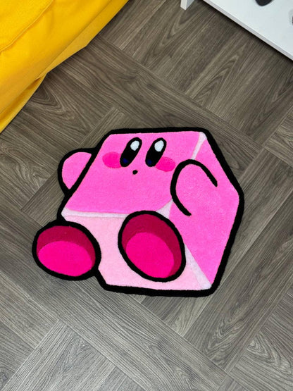 Custom rugs Anime Tufted rug.cartoon character rug.Rugs for bedroom aesthetic.hypebeast rug Hand tufted rug.kirby y2k tapis.Gamer rug.Kawaii