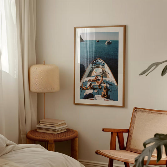 Luxury Yacht Poster: Museum Quality Photo Art Print