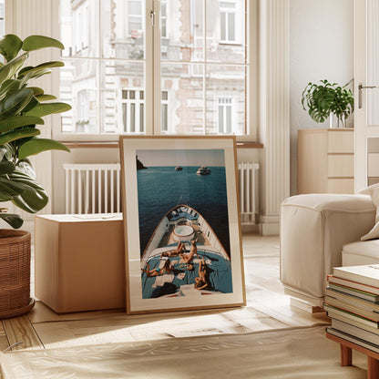Luxury Yacht Poster: Museum Quality Photo Art Print