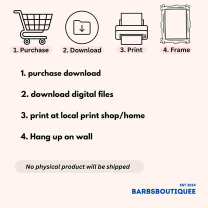 Self Love Print: Midcentury Green Motivational Wall Art (Digital Download)