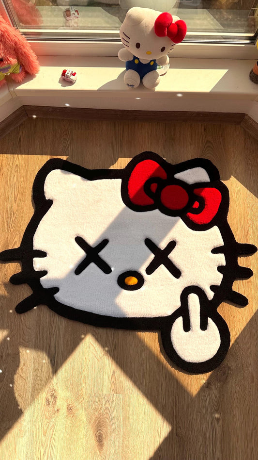 custom 3D Puffy tufting rug | fully handmade