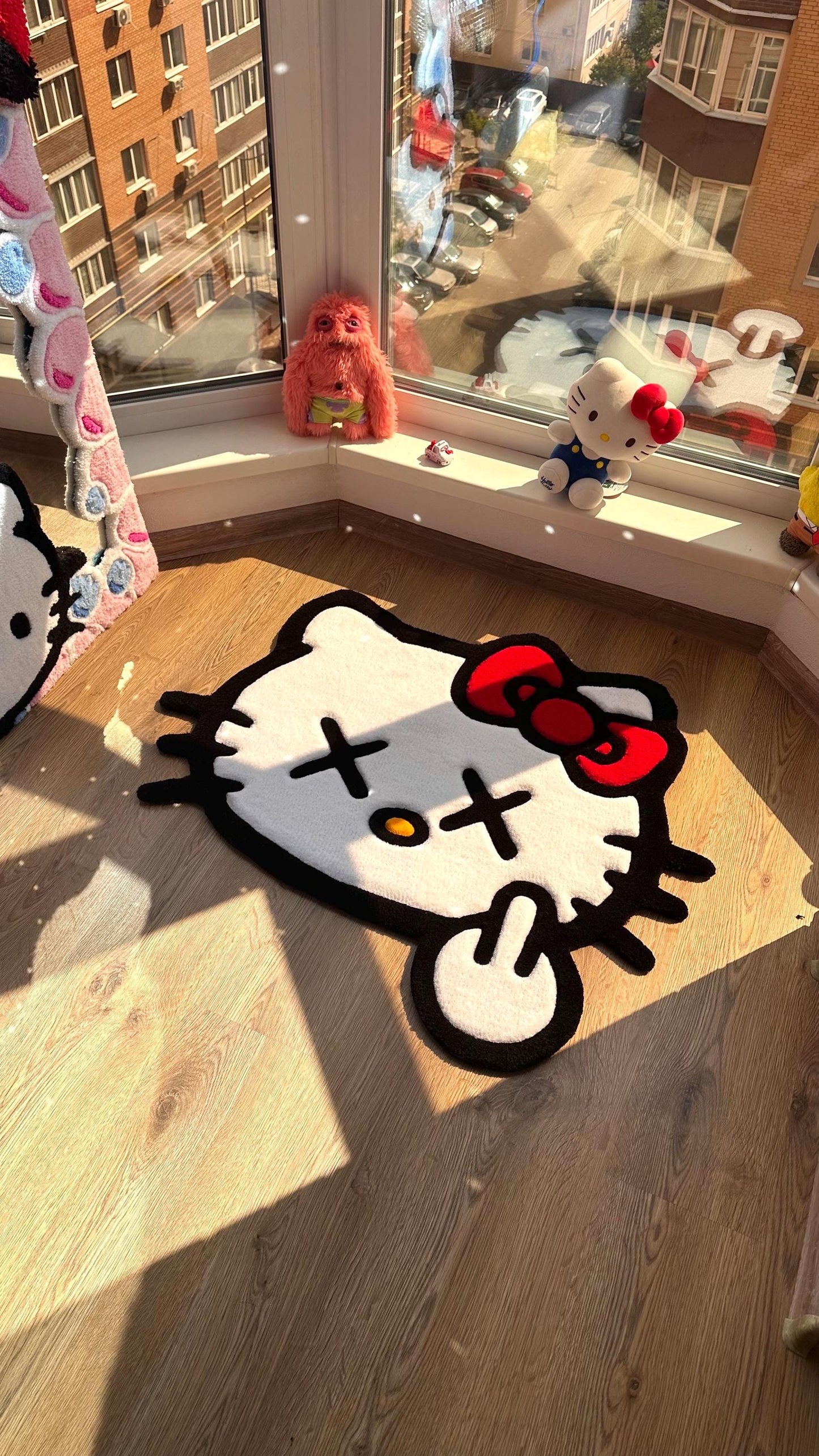 custom 3D Puffy tufting rug | fully handmade