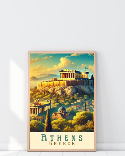Athens Print, Greece Wall Art, Athens Wall Art, Athens Travel Print, Greece, Birthday Present, Wedding Gift, Travel Decor, Travel Wall Art