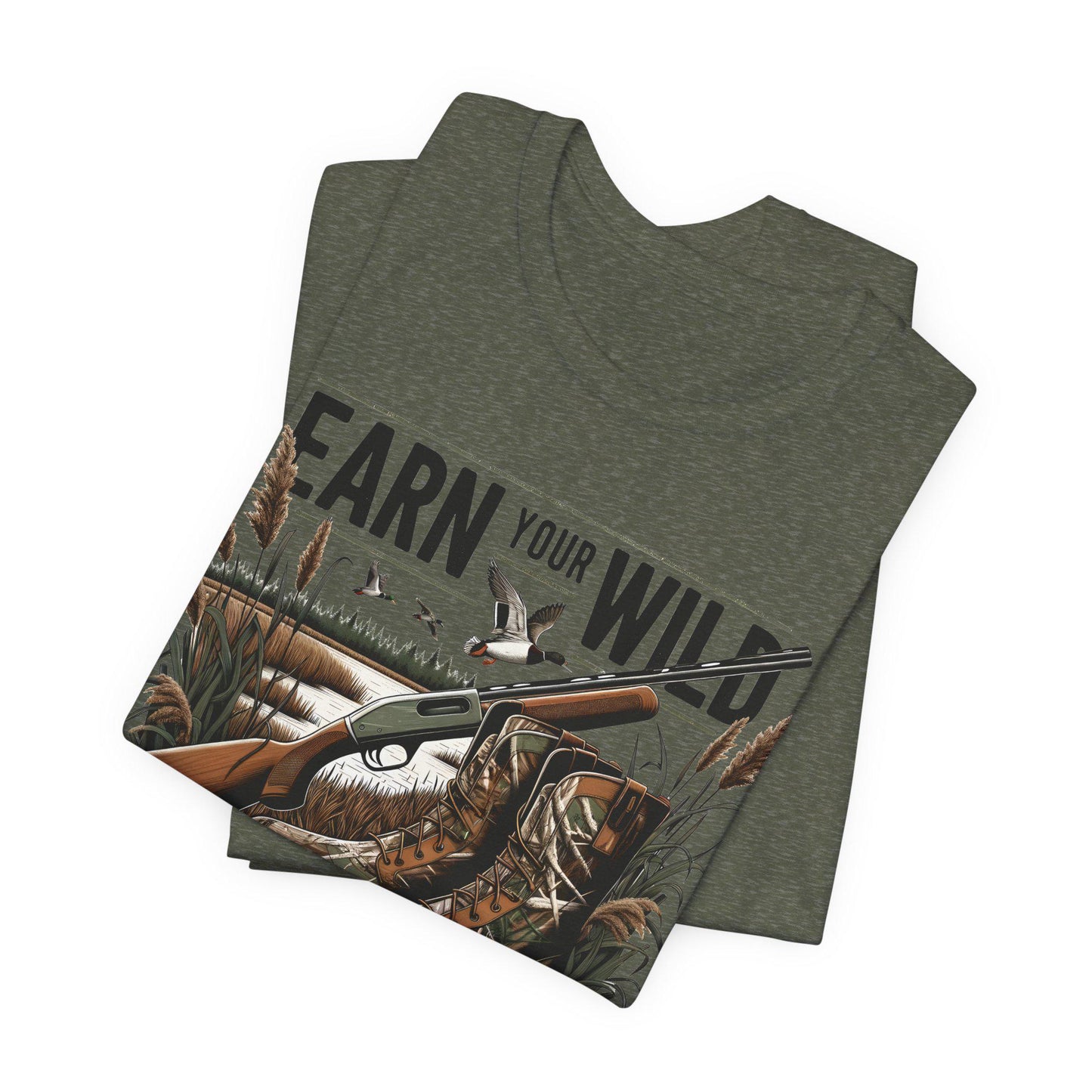 Hunting Adventure Tee: Unisex Outdoors Shirt - Earn Your Wild