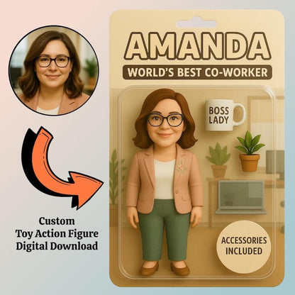 Personalized Father's Day 2025 Gifts For Dad, Custom Photo Dad Action Figure Acrylic Plaque, Best Dad Ever Gift From Kids, Gifts For Husband