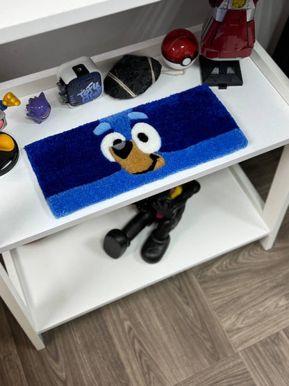 Bluey Keyboard Rug: Tufted Kids Desk Mat, Custom Desk Decor