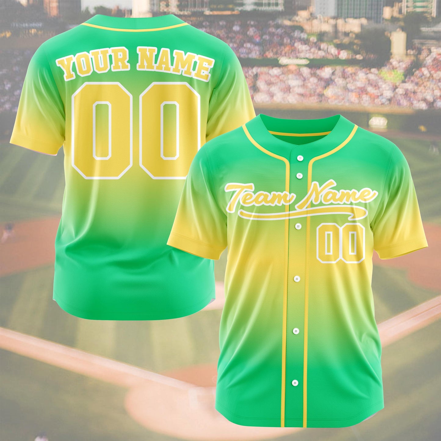 Personalized baseball uniform custom team uniform team name number team matching T-shirt gradient jerseys for family birthday party wedding