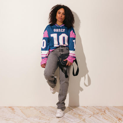 Unisex Racing Hockey Jersey – Streetwear Hockey Jersey with Bold Number 10