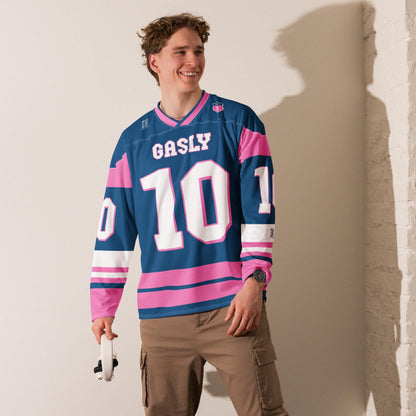 Unisex Racing Hockey Jersey – Streetwear Hockey Jersey with Bold Number 10
