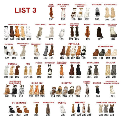 Personalized Fathers Day Gift For Dog Dad, Custom Dog Breed Action Figure Acrylic Block, Dog Lovers Gift, Dog Owner Gift, Pet Lovers Gift