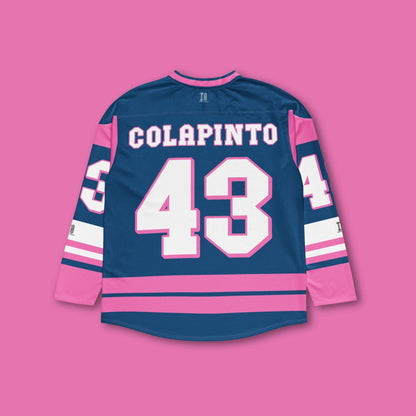 Streetwear Racing Hockey Jersey – Oversized Unisex Jersey with Bold Racing Graphics