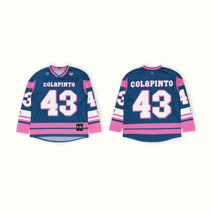 Streetwear Racing Hockey Jersey – Oversized Unisex Jersey with Bold Racing Graphics