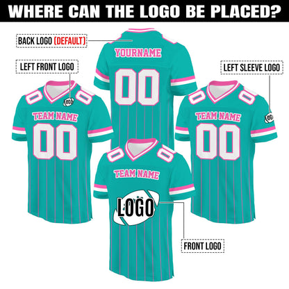 Personalized Name and Number Football Jersey, Custom Name Number Football Team Shirt for Kids Adults, Game Day Outfit, College Football Fans