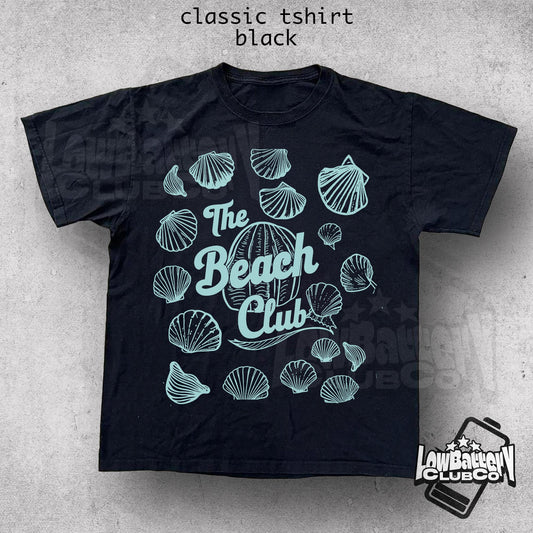 Beach Club T-Shirt, Retro Coastal Graphic Tee, Vintage Summer Vibes Shirt, Comfort Colors Ocean Aesthetic Tee, Seaside Resort Streetwear