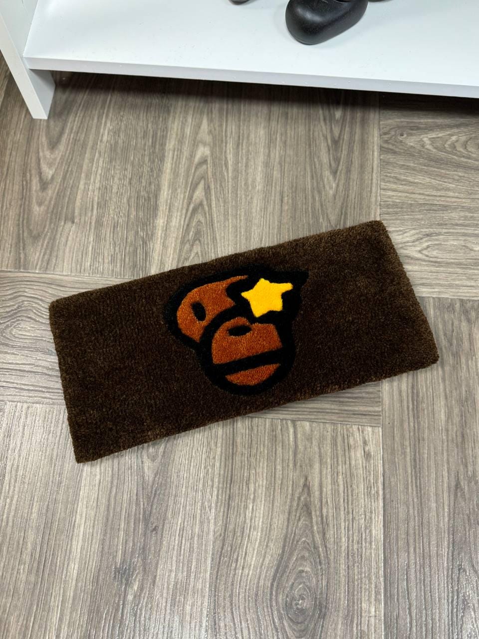 Keyboard rug  Keyboard tufted rugs Custom rug Fluffy Rug keyboard mat unique rug handmade rug desk rug area rug