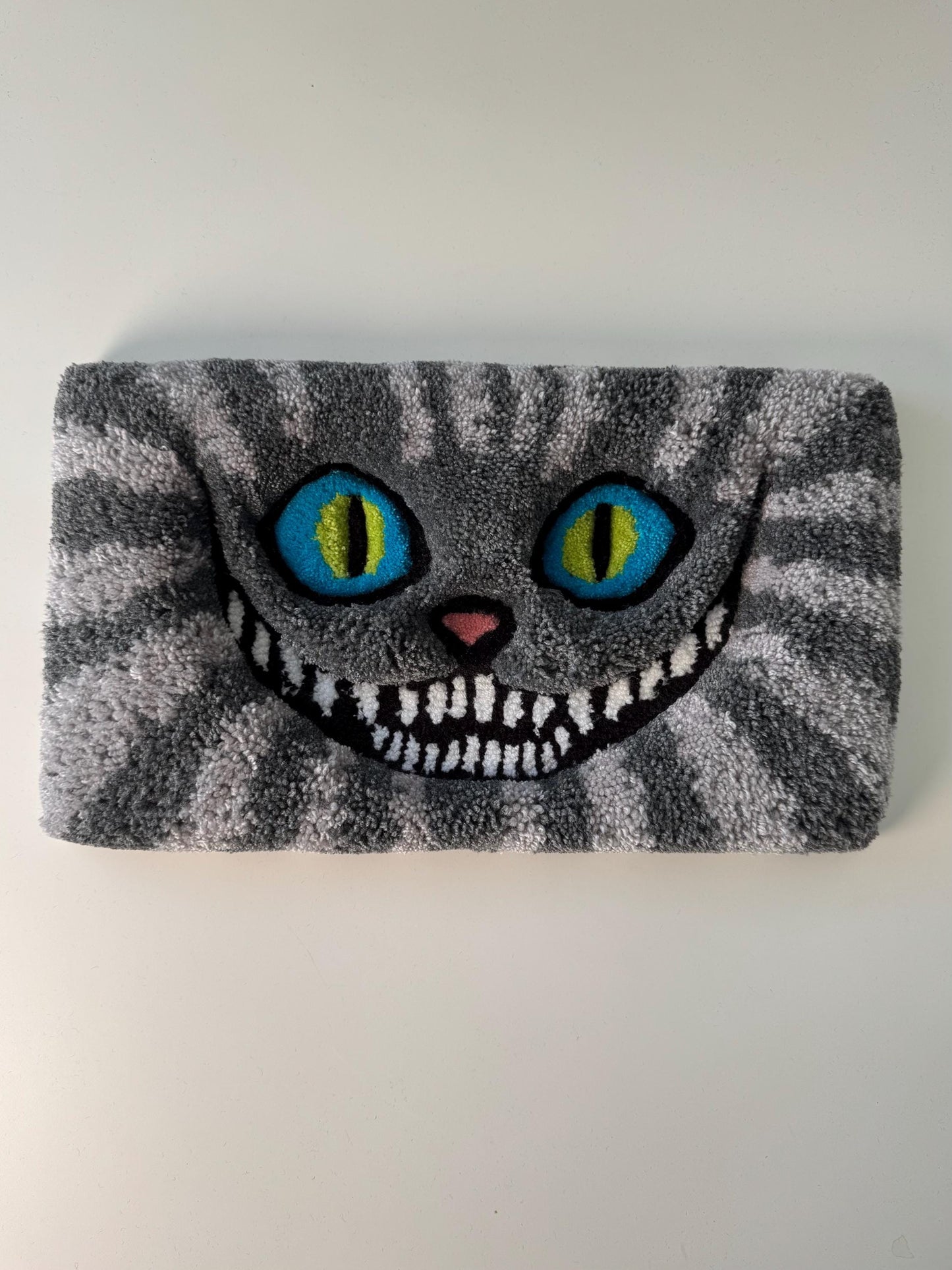 Fluffy Keyboard Rug – Handmade Tufted Desk Mat for Gamers and Cartoon Lovers